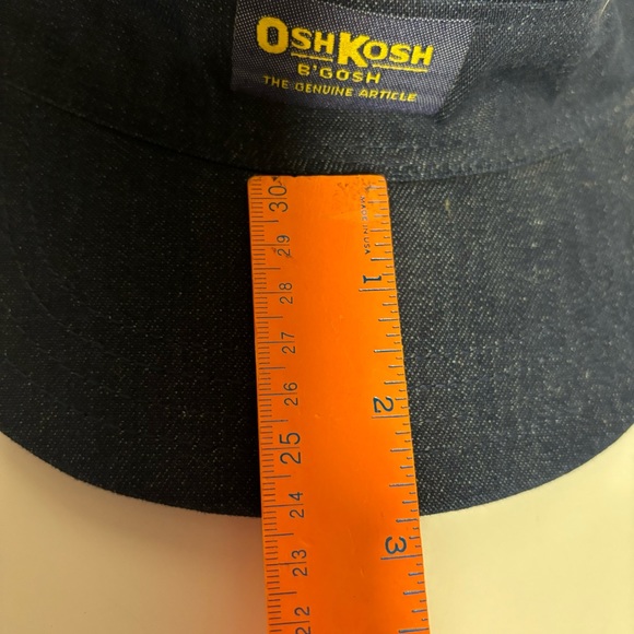 VTG SALE Oshkosh B'Gosh Railroad Conductor Snapback Train Hat Made in USA NEW - Picture 9 of 10